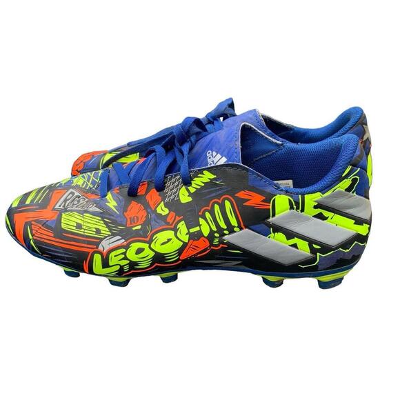 Adidas Nemeziz Messi 19.4 FG/AG Soccer Cleats Royal Blue EH0593 Men 8 US - Picture 6 of 9